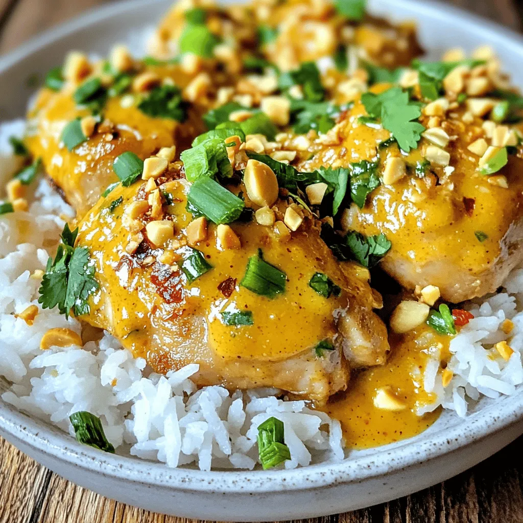 Thai Peanut Chicken Recipe: A Flavorful Journey Through Thai Cuisine