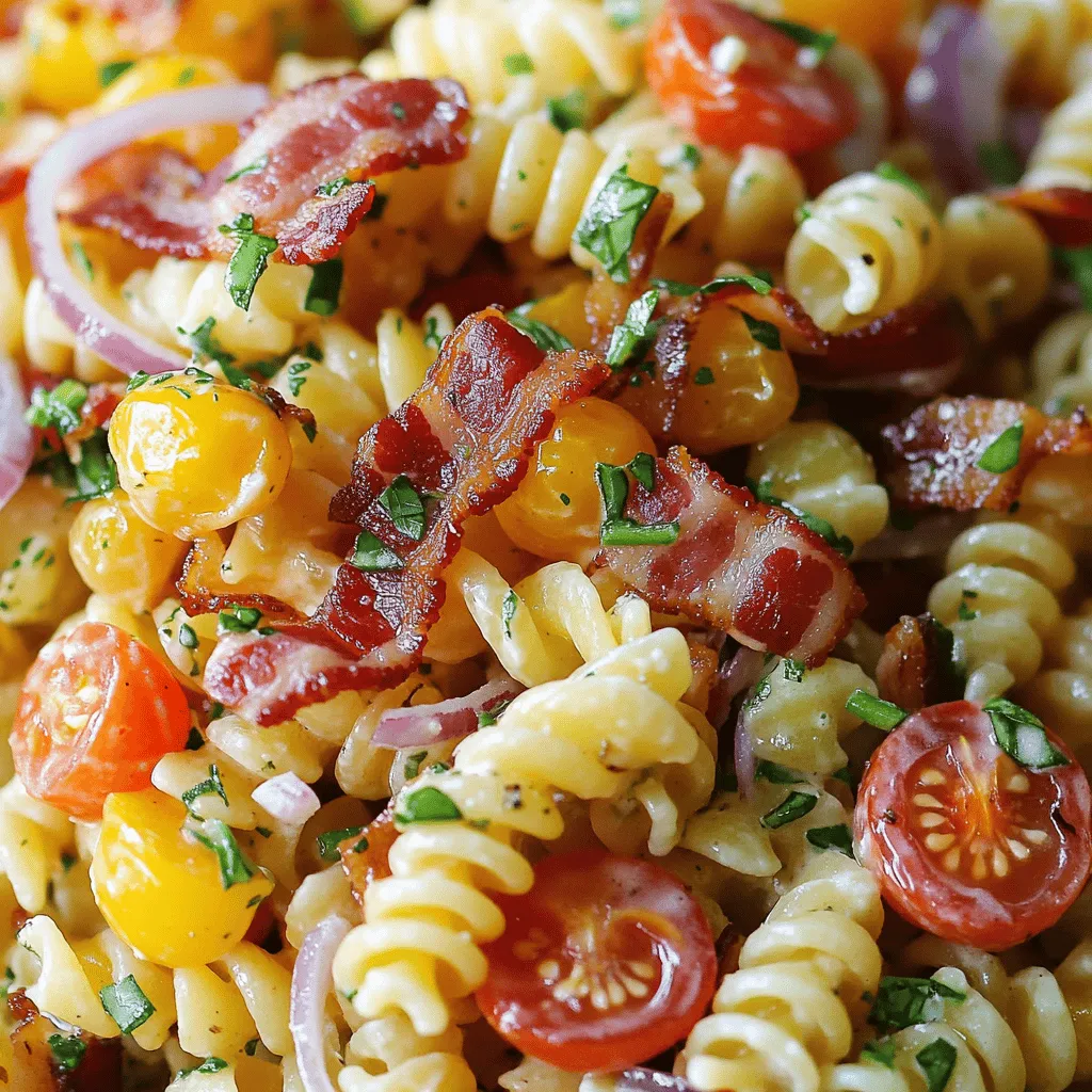 Bacon-Lover's BLT Pasta Salad: A Flavorful Twist on a Classic
