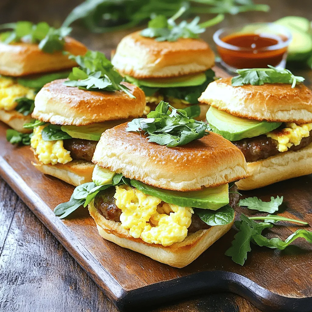 Breakfast Sliders Tempting and Easy to Make