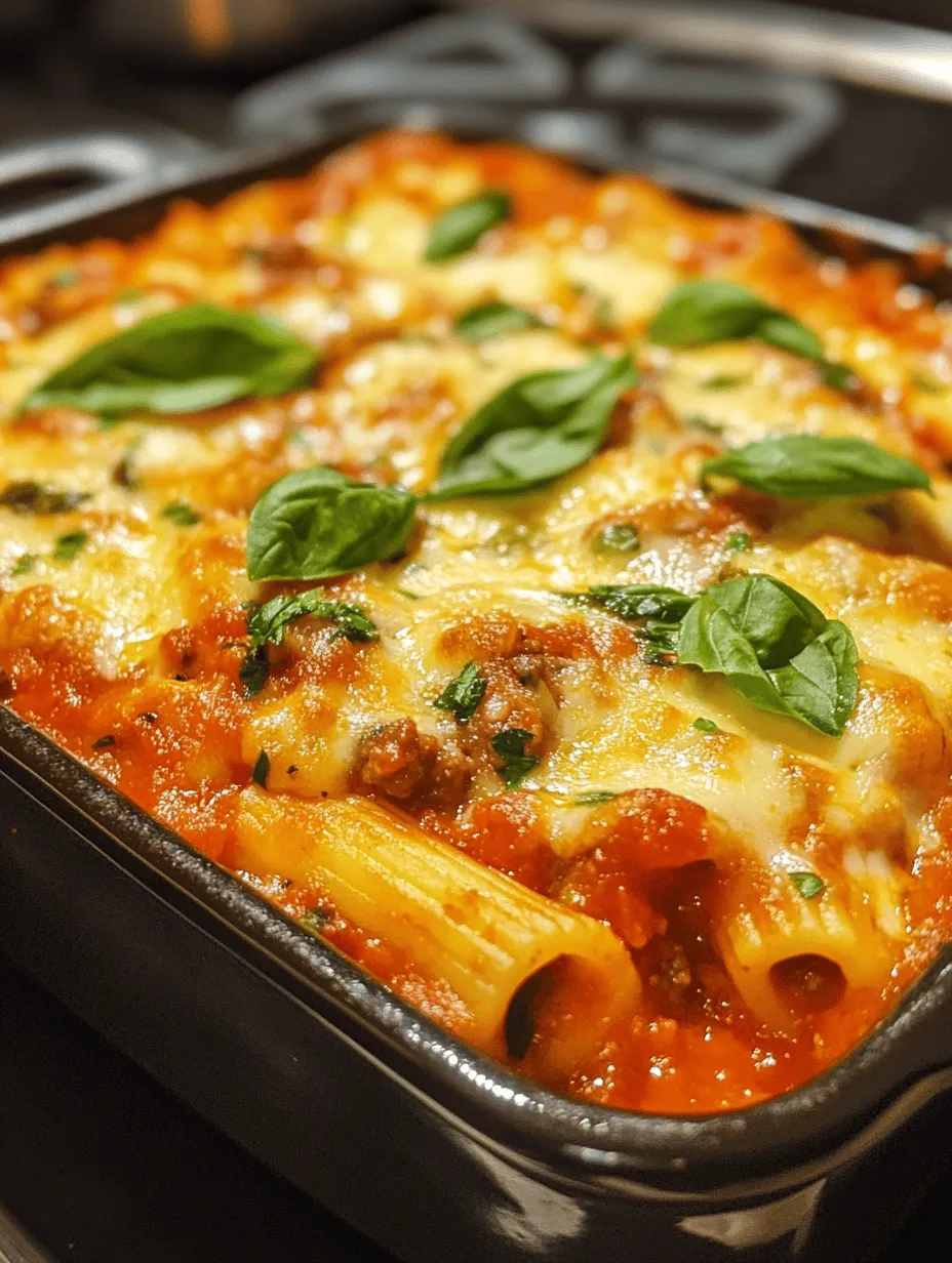 Rigatoni Delight with Hearty Meat Sauce: A Comforting Italian Classic