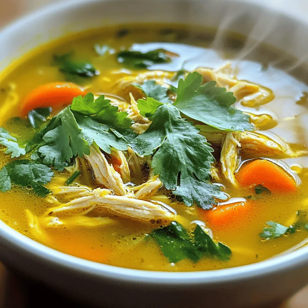 Soothing Turmeric Chicken Soup for Inflammation Relief