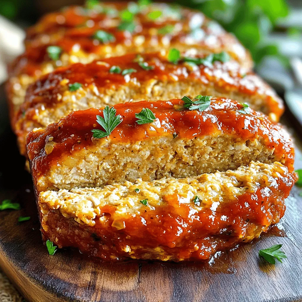 Melt-in-Your-Mouth Garlic Parmesan Chicken Meatloaf Recipe
