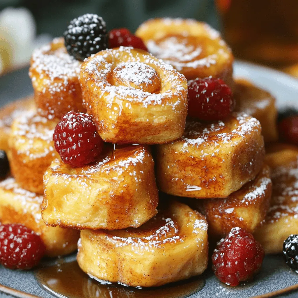 Cinnamon Roll French Toast Bites Quick and Tasty Treat