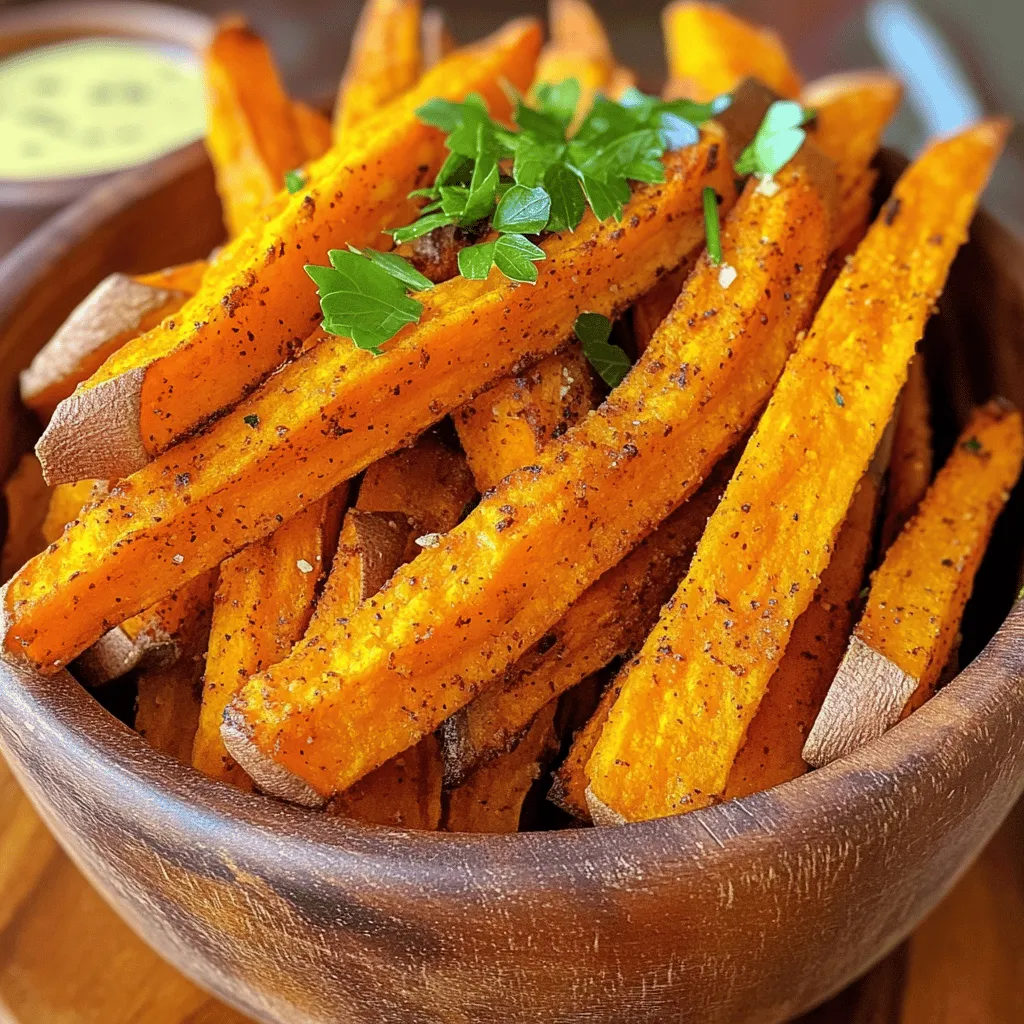 Crispy Oven-Baked Sweet Potato Fries Simple Treat