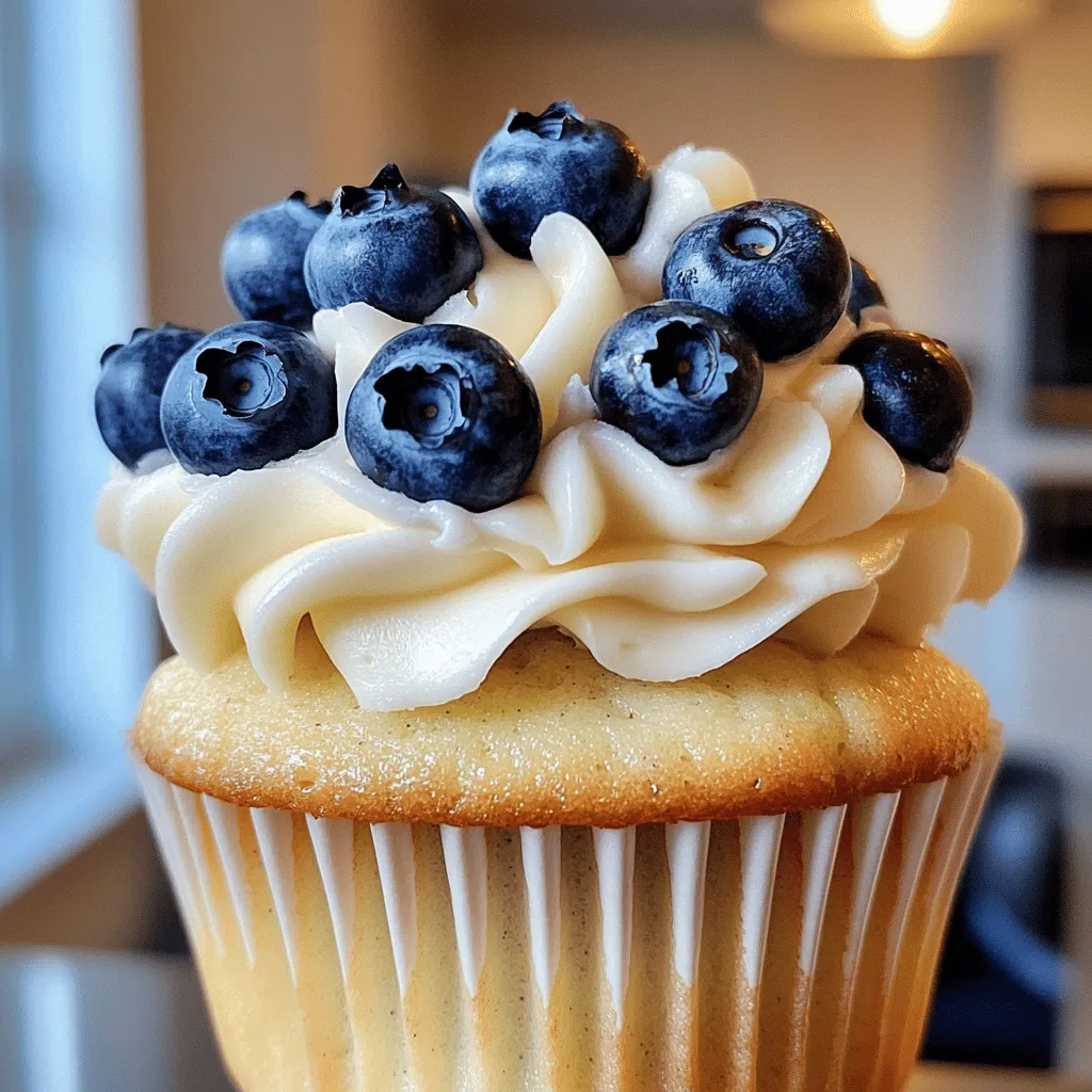 White Chocolate Blueberry Cupcakes: A Delightful Baking Adventure