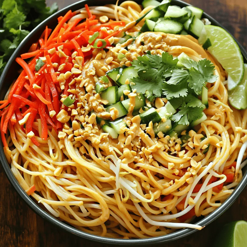 Spicy Thai Peanut Noodles Flavorful and Easy Recipe