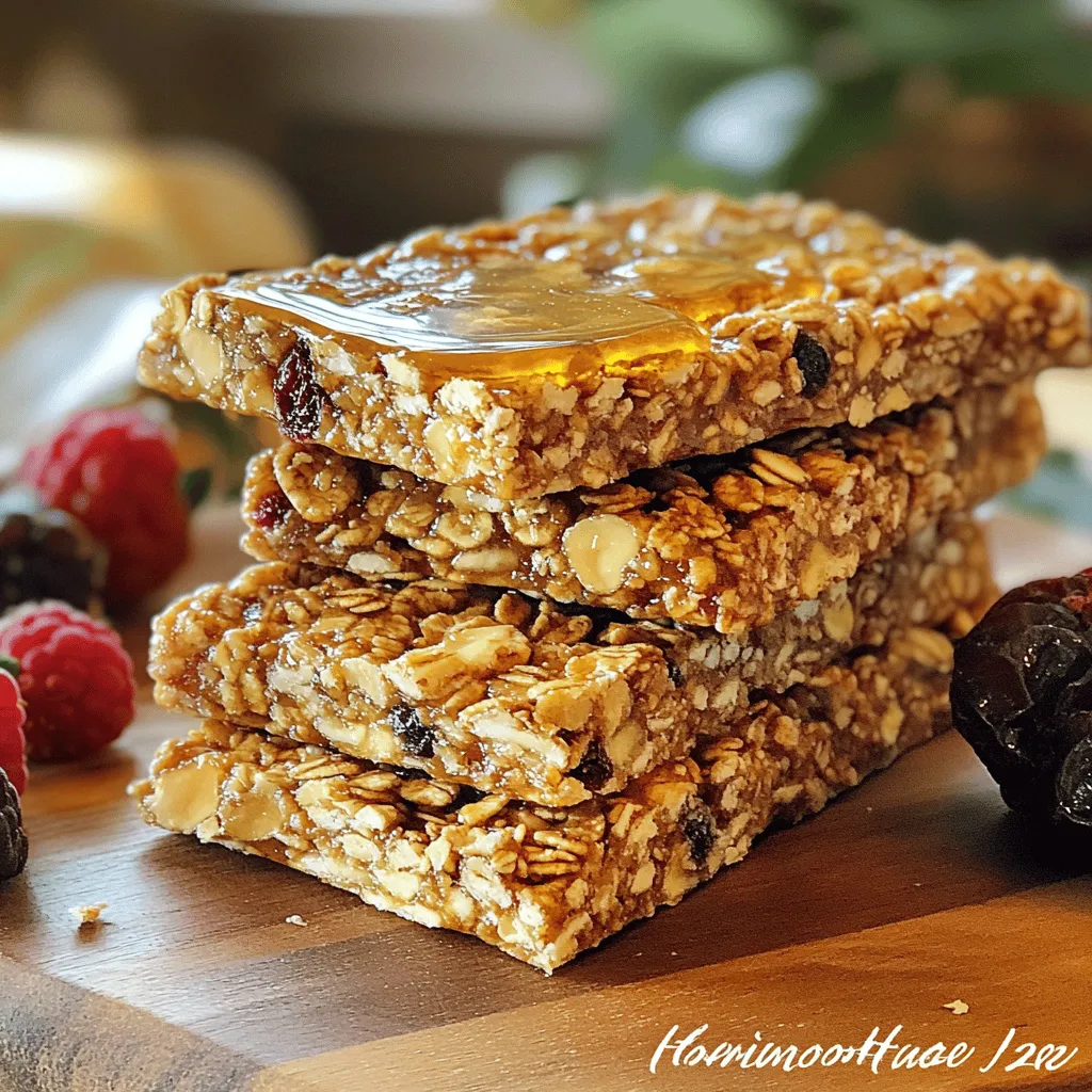 Homemade Granola Bars Easy and Nutritious Snack