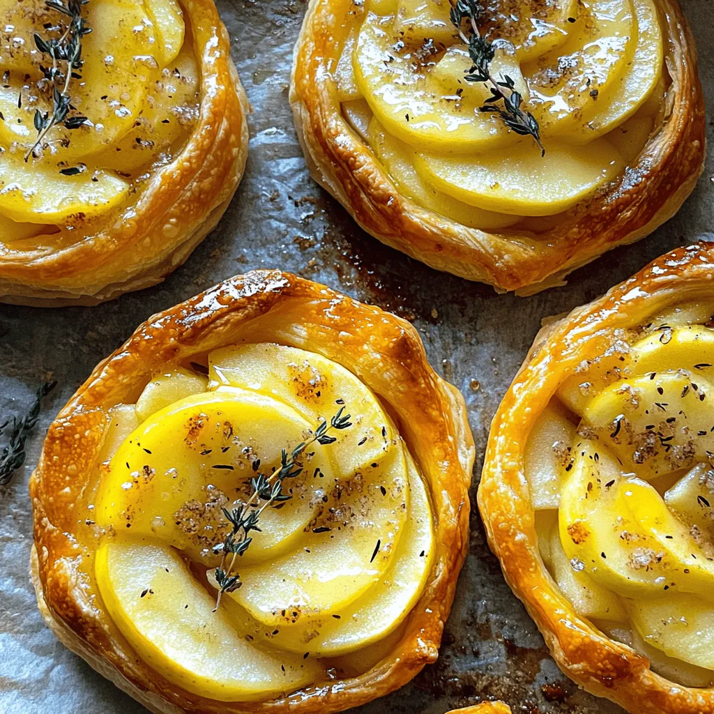 The Upside Down Apple &#038; Brie Puff Pastry Tarts: A Delicious Fusion of Flavors