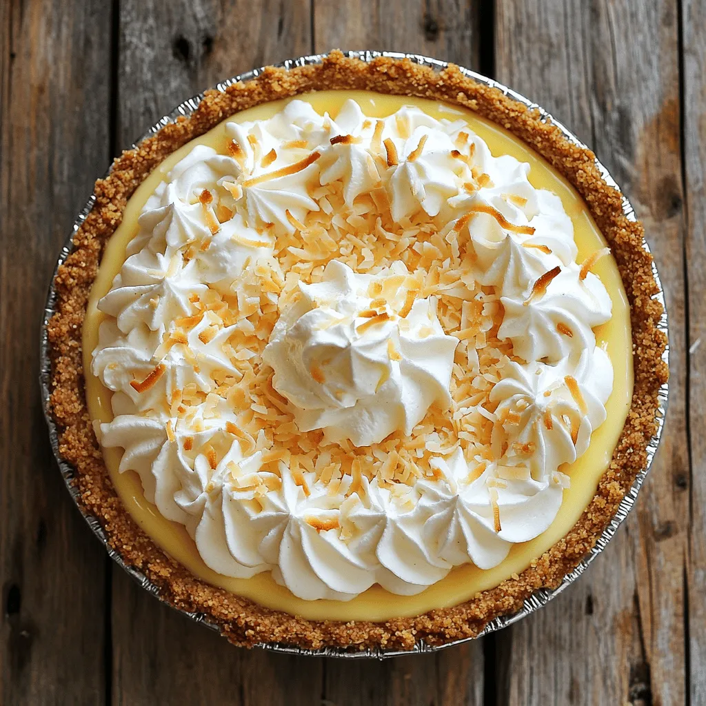 Tropical Coconut Cream Pie Delight Recipe