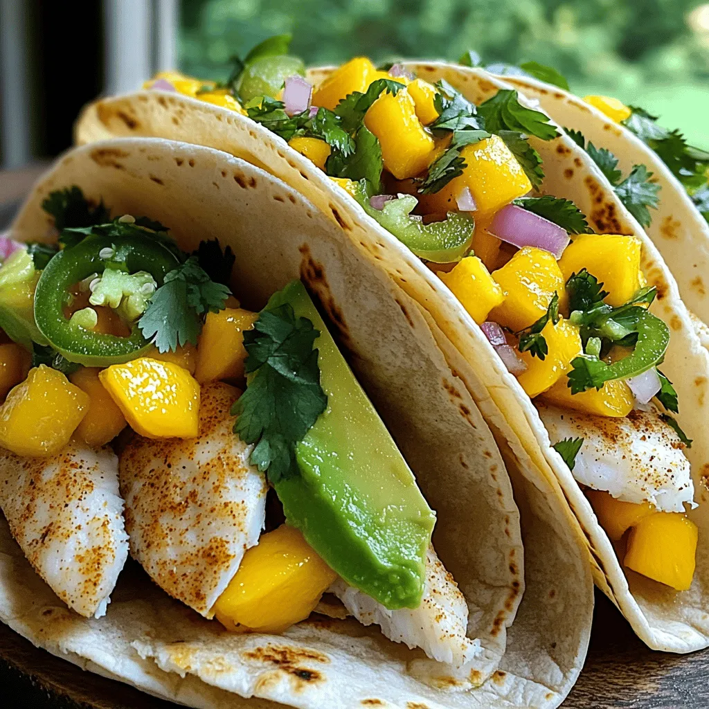 Mango Salsa Fish Tacos Flavorful and Easy Recipe