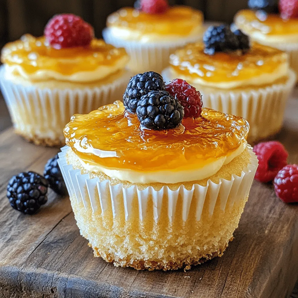 Crème Brûlée Cheesecake Cupcakes: A Delightful Dessert Choice