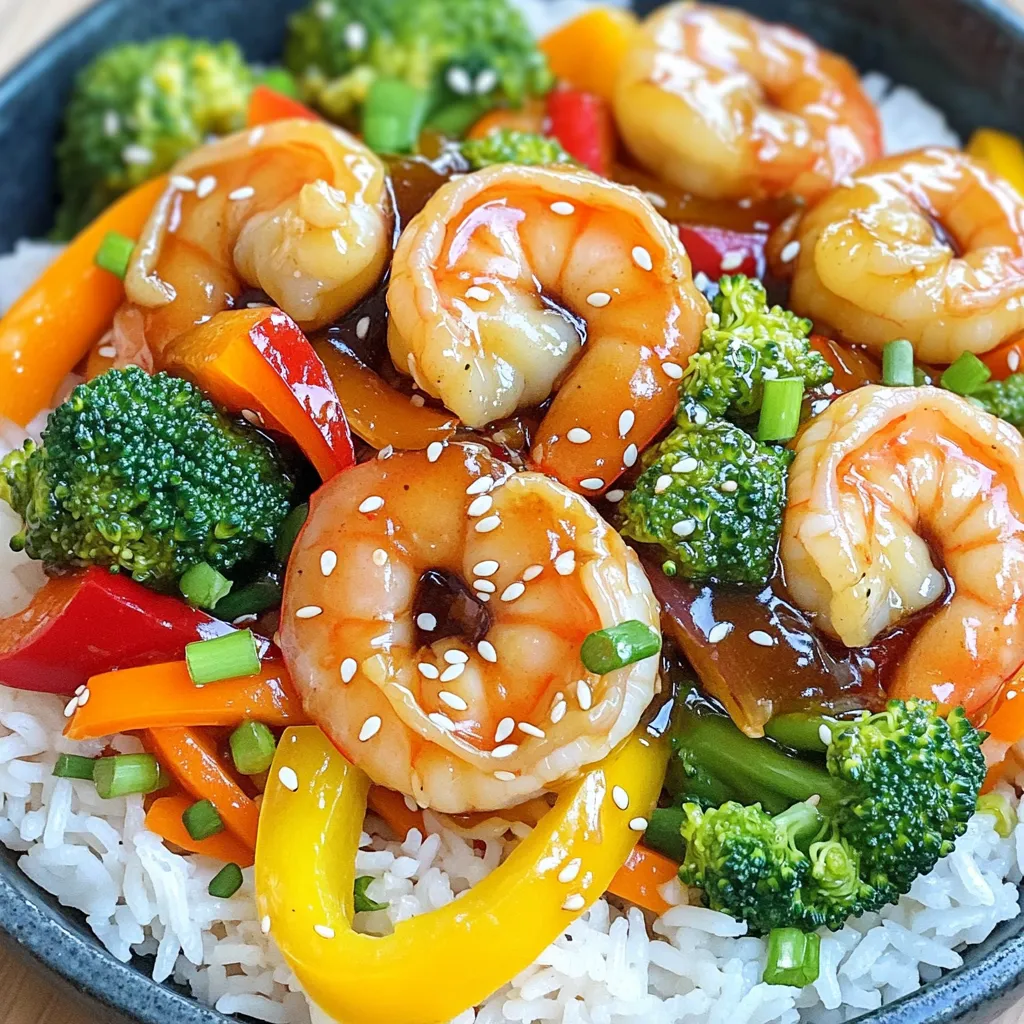 Honey Garlic Shrimp Stir Fry Quick and Flavorful Meal