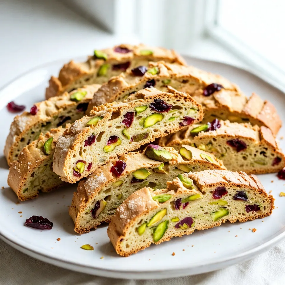 Cranberry Pistachio Biscotti Delightful Holiday Treat