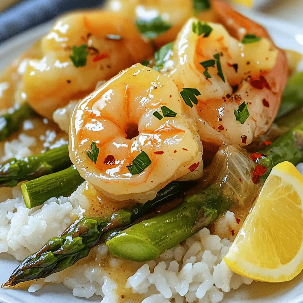 Garlic Butter Shrimp and Asparagus Delightful Dish