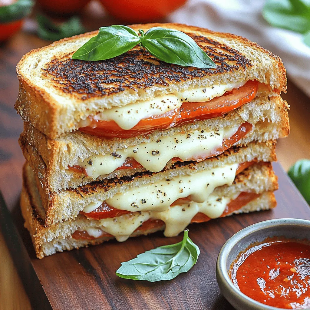 Triple Decker Tomato Grilled Cheese Delight Recipe