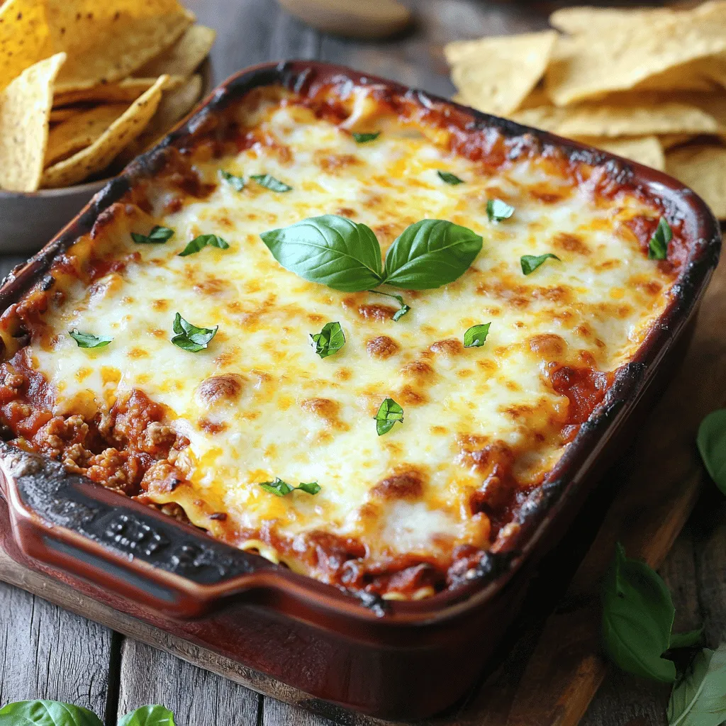 Layered Lasagna Dip - A Delicious Twist on a Classic Favorite