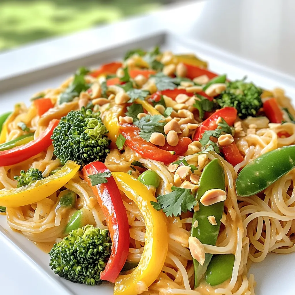 Spicy Peanut Veggie Noodles Flavorful and Easy Recipe