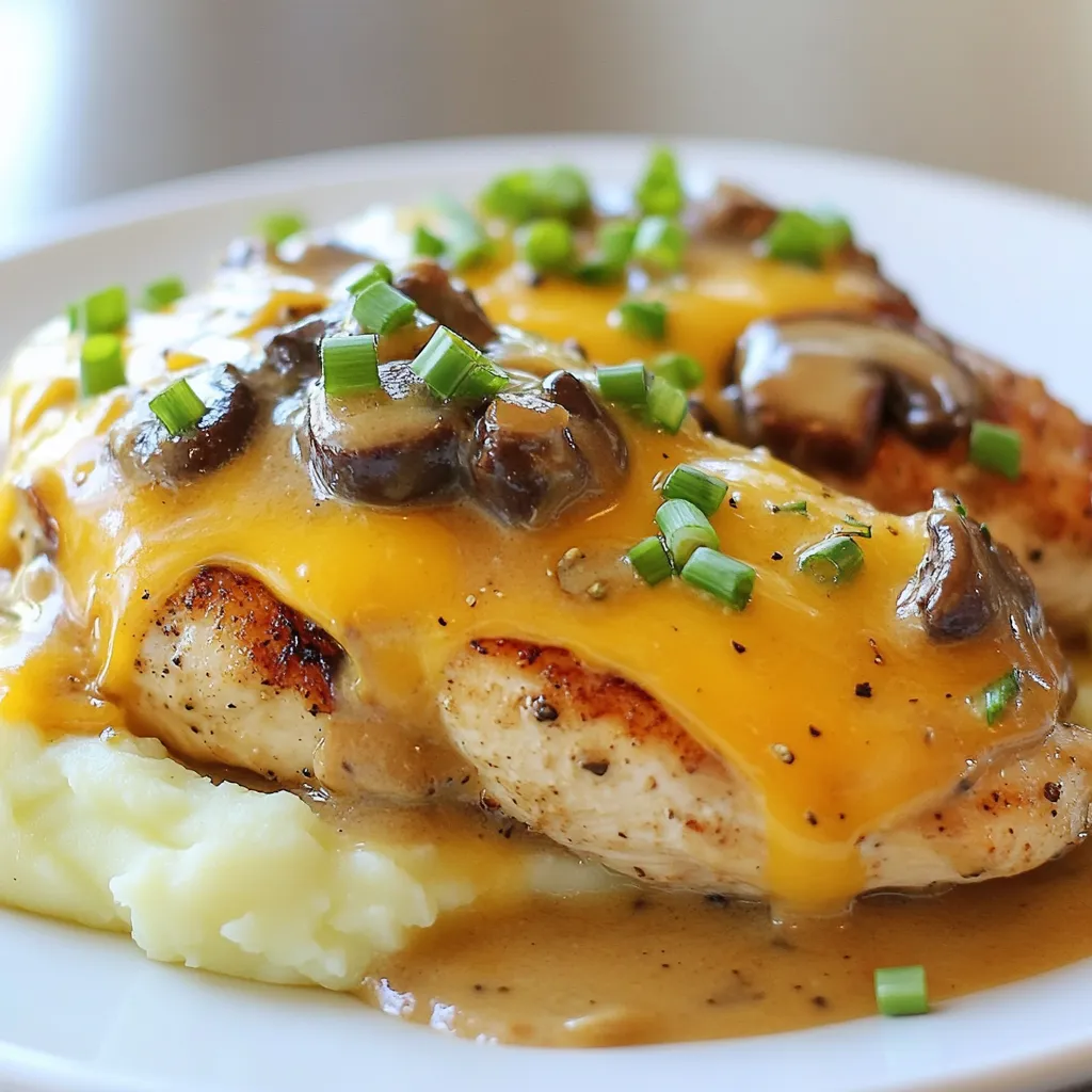 Smothered Chicken Texas Roadhouse Style Easy Recipe