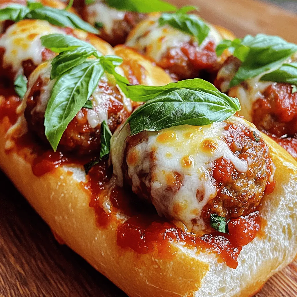 Savory Meatball Subs Easy to Make at Home