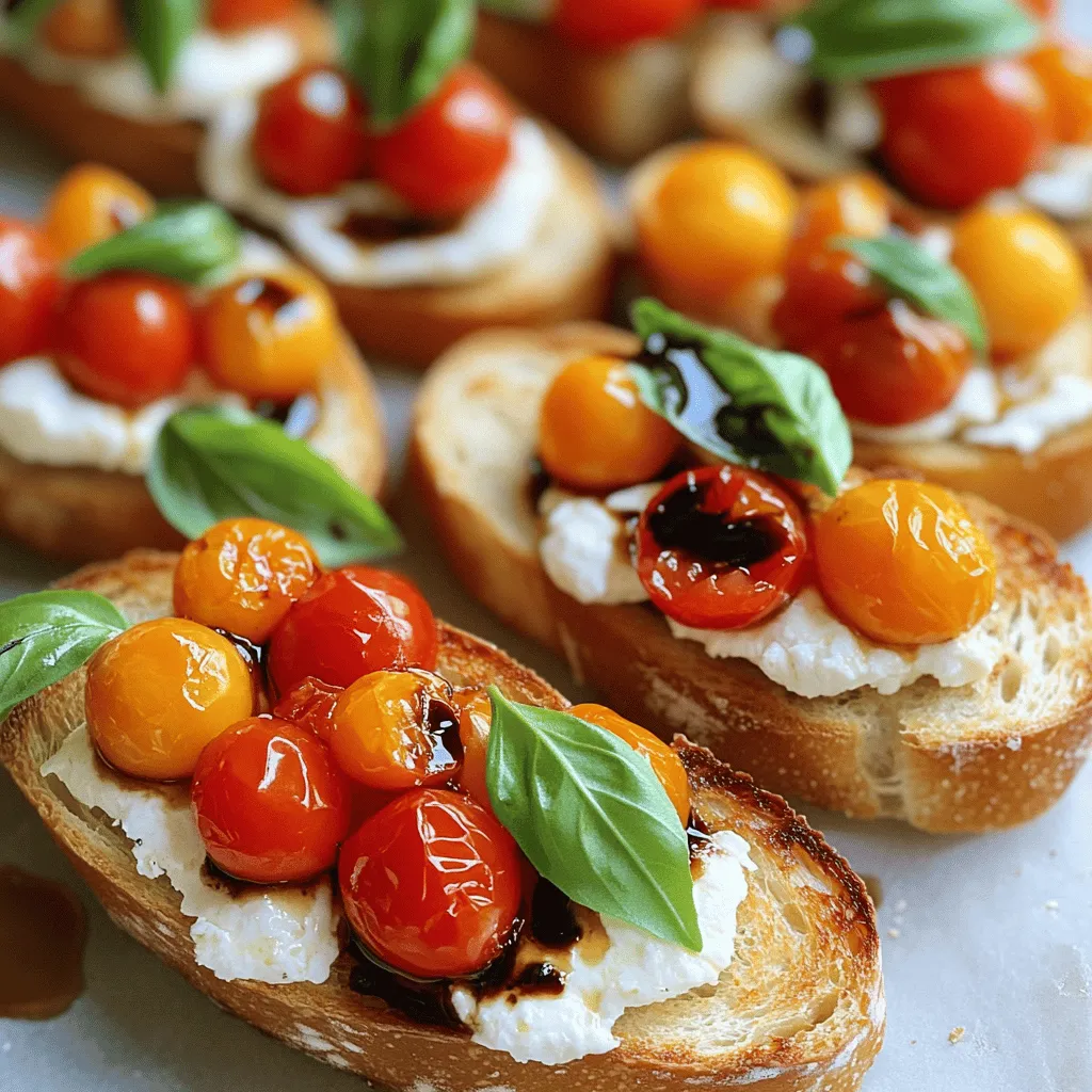 Burrata Bruschetta Tasty and Simple Appetizer Recipe