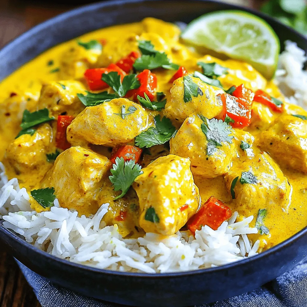 Tropical Bliss Coconut Chicken Curry: A Journey to Exotic Flavors