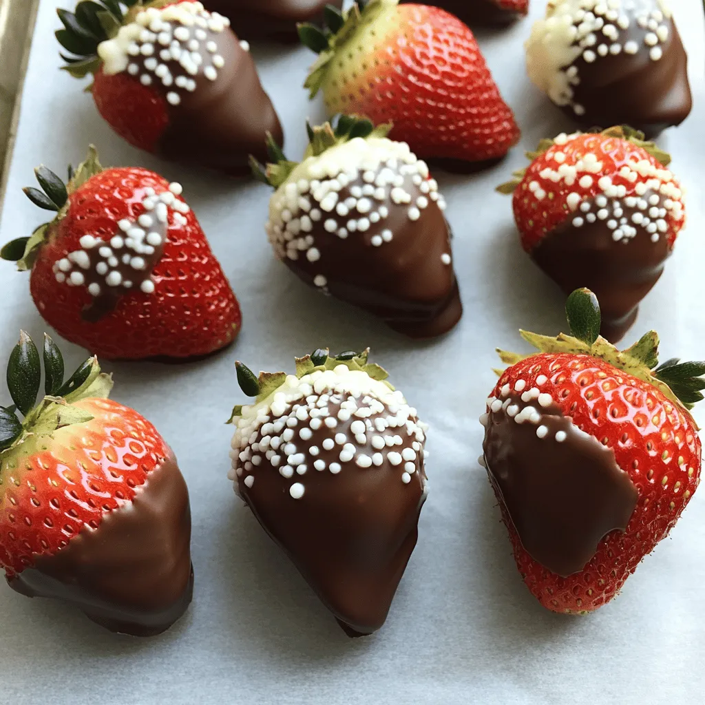 Chocolate Dipped Strawberries Simple and Delicious Treat