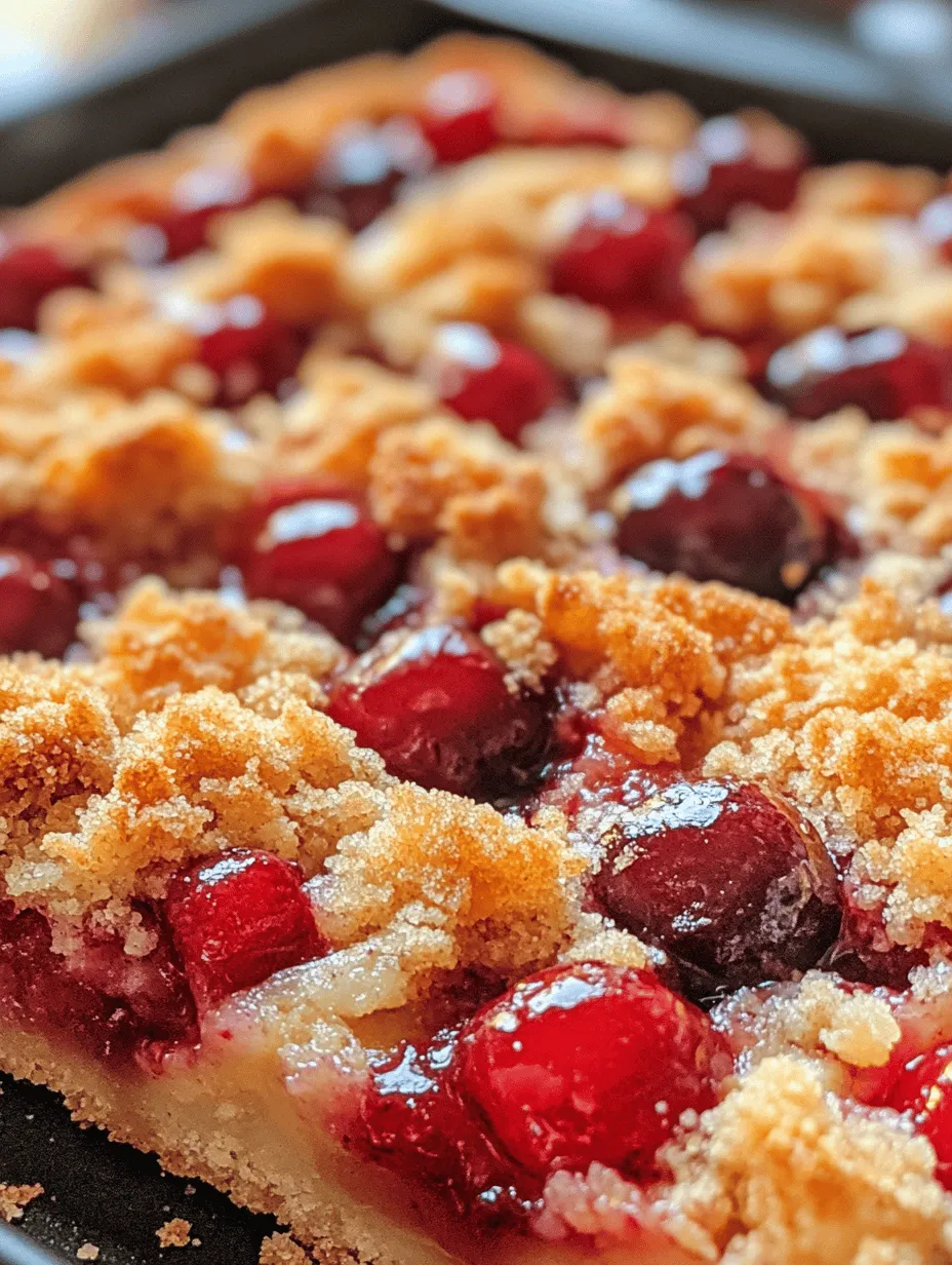 Sweet &#038; Tangy Cherry Bars Recipe