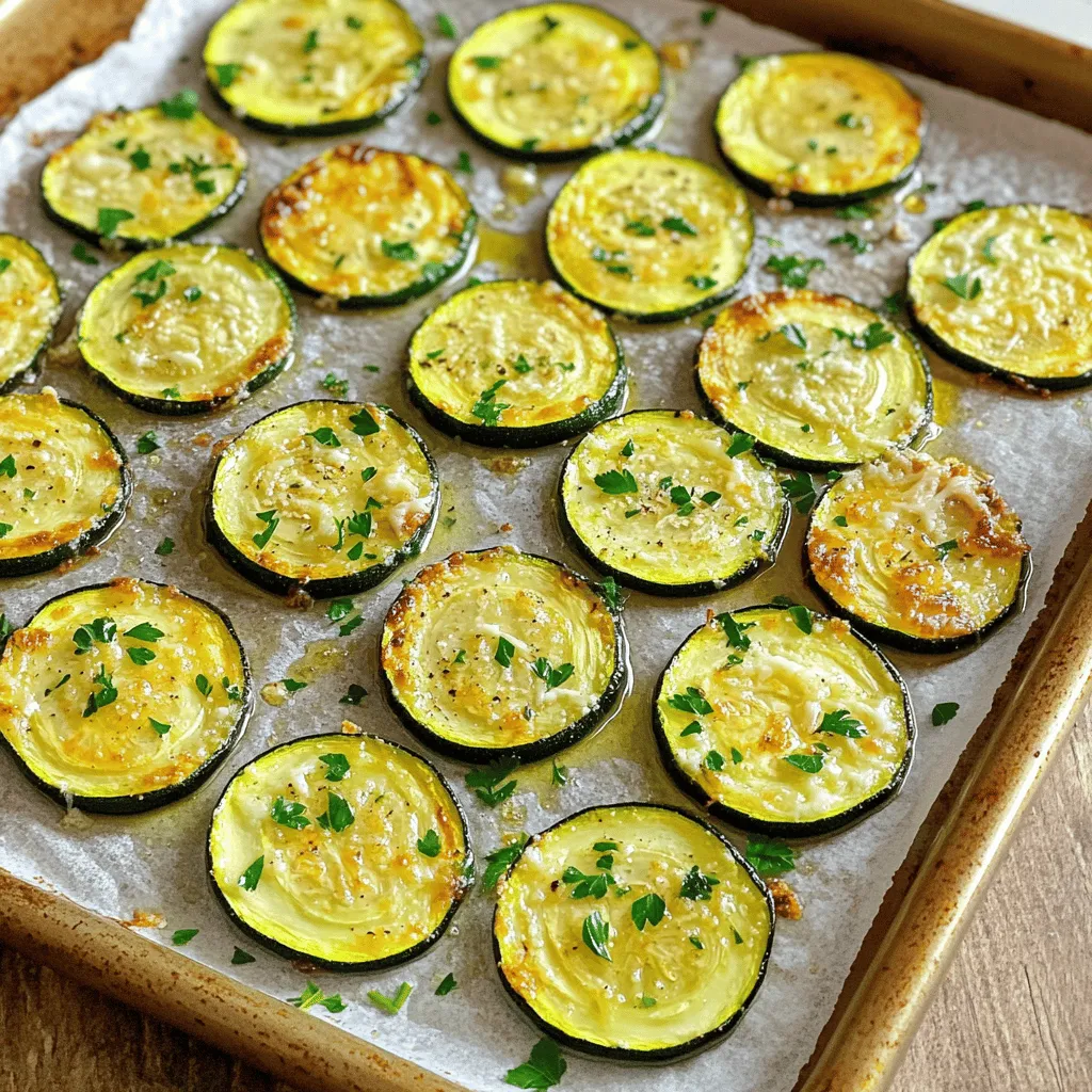Garlic Roasted Zucchini Slices Easy and Flavorful Dish