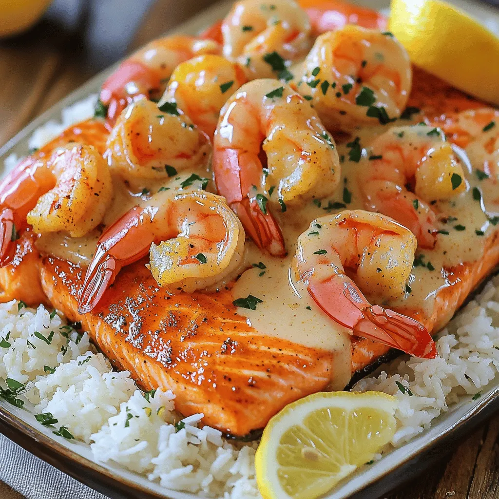 Cajun shrimp recipe and salmon recipe both shine with simple, fresh ingredients. For this dish, you need: