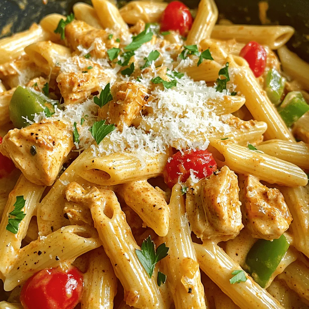 Creamy Cajun Chicken Pasta Slow Cooker Delight