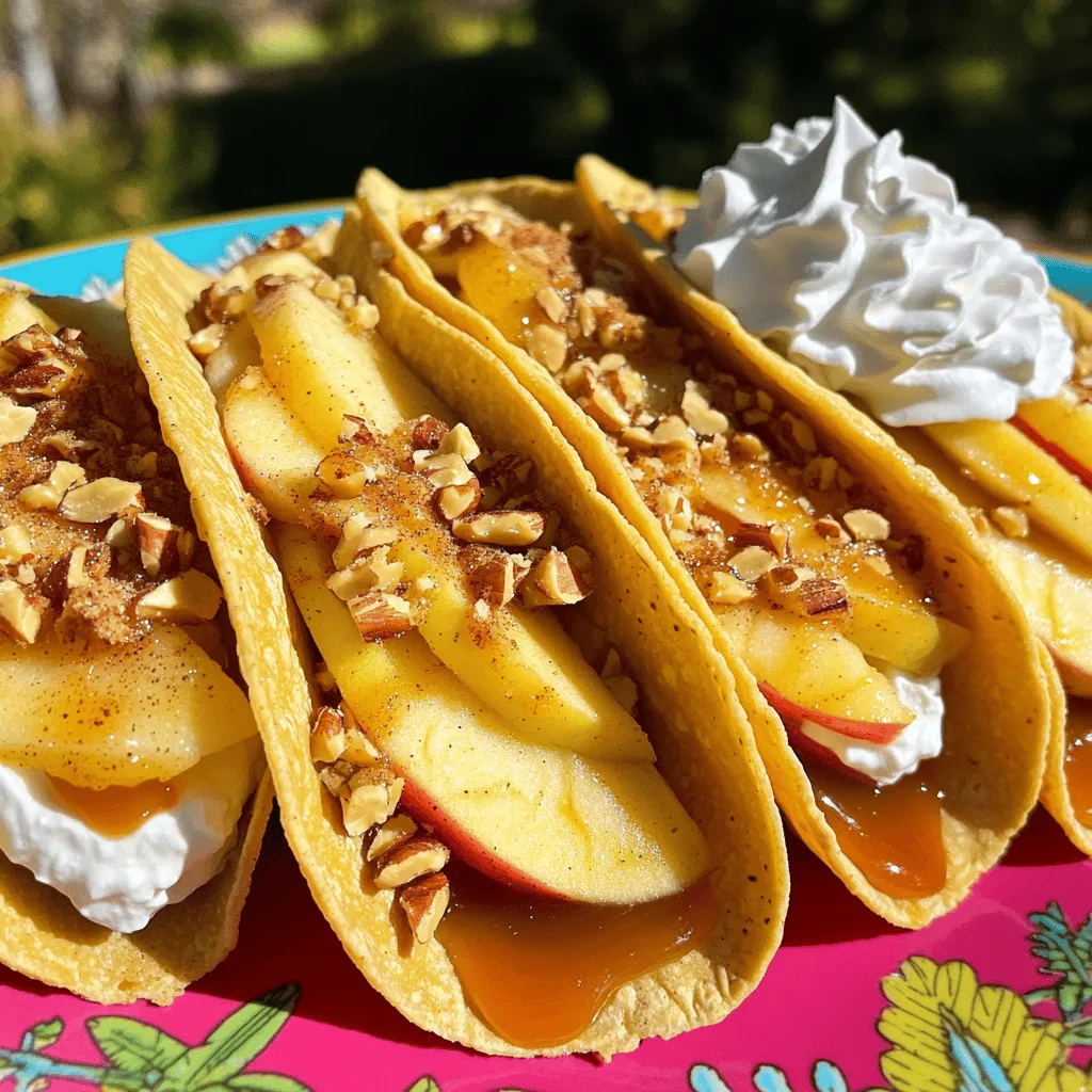 Apple Cheesecake Tacos Flavorful and Fun Dessert