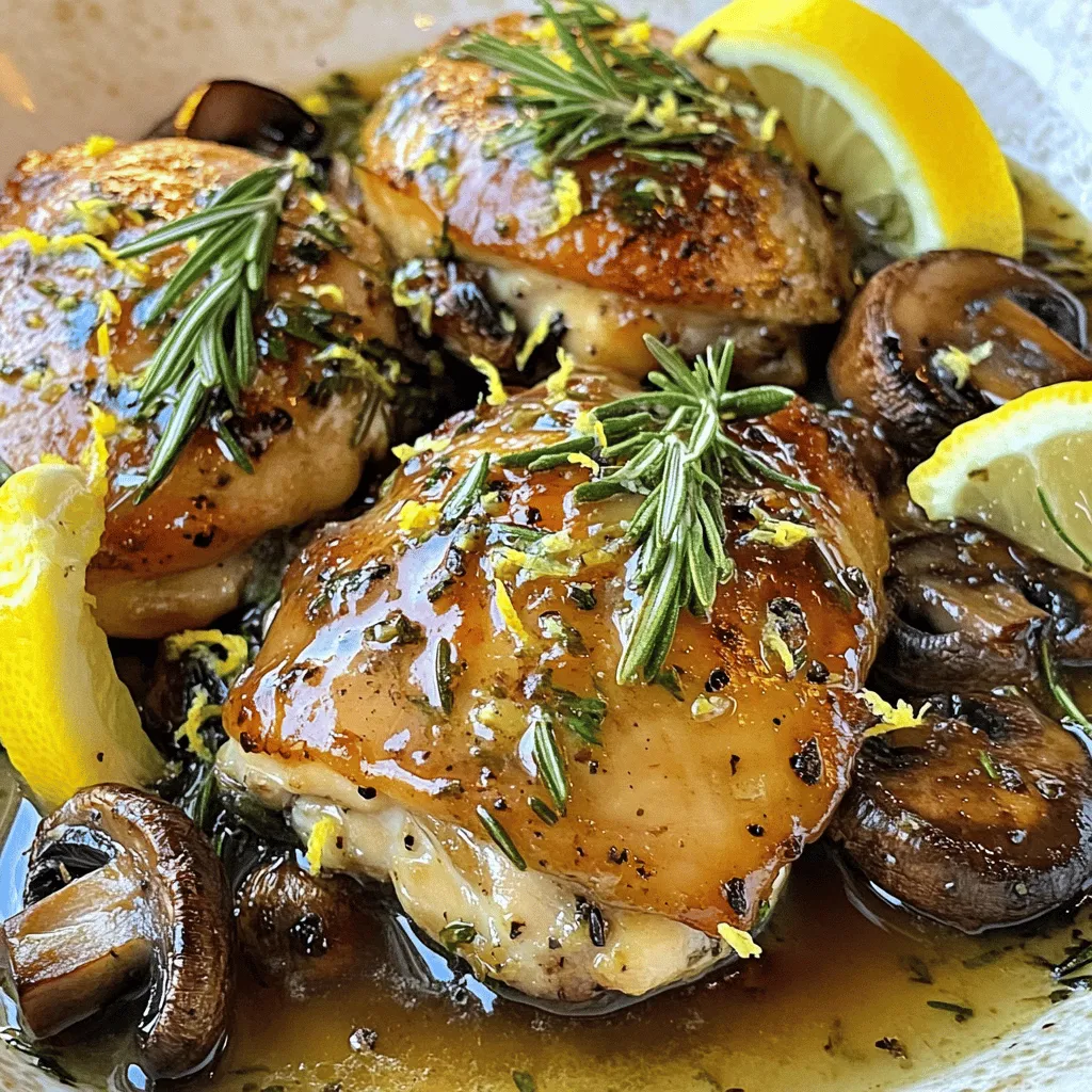 Skillet Rosemary Chicken with Portabella Mushrooms: A Flavorful Comfort Dish
