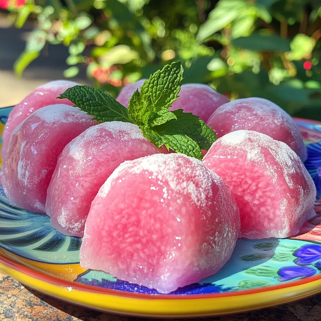 Watermelon Mochi Delightful and Easy Recipe