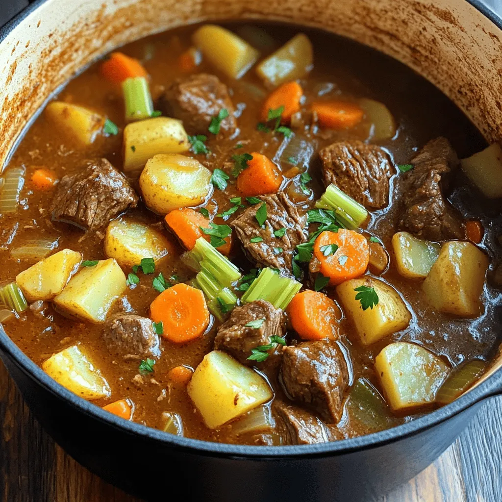 Hearty Beef Stew Savory Comfort in a Bowl