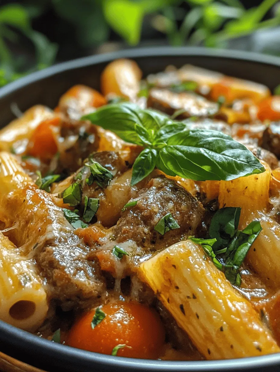 Creamy Sausage Rigatoni with Spinach &#038; Tomatoes: A Delightful Culinary Experience