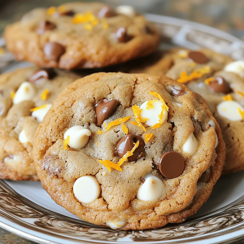 To make orange chocolate chip cookies, you need basic items. Start with 1 ¾ cups of all-purpose flour. You