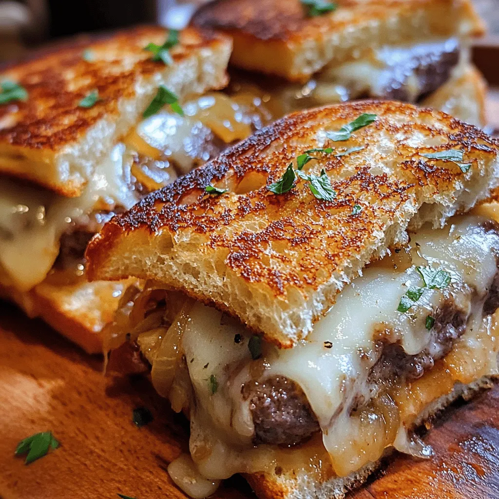 Caramelized Onion &#038; Swiss Patty Melts: A Comfort Food Classic