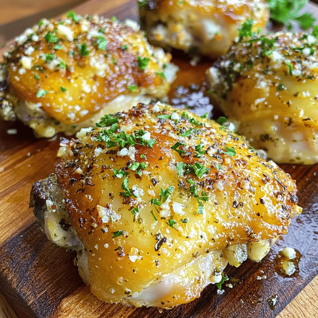Garlic Parmesan Chicken Thighs Recipe: A Flavorful Favorite