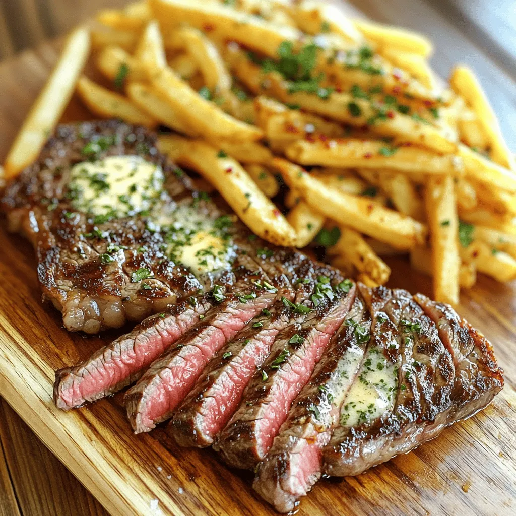 To make a great steak frites recipe, you need a few key ingredients. First, choose the best steak for frites. I recommend ribeye steaks. They are tender and rich in flavor. You want them to be at least one inch thick for the best results.