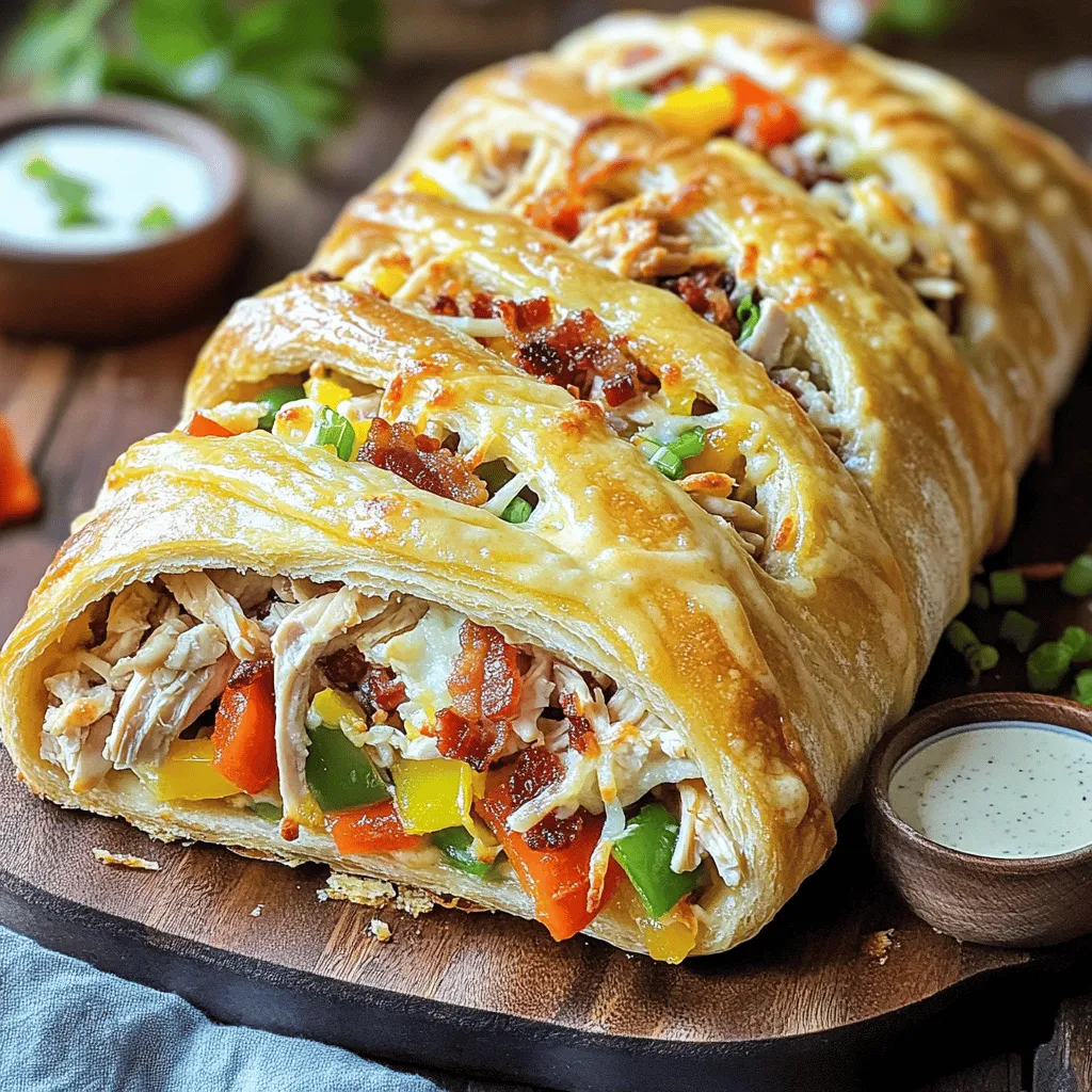 Savory Chicken Bacon Ranch Stromboli Recipe Guide