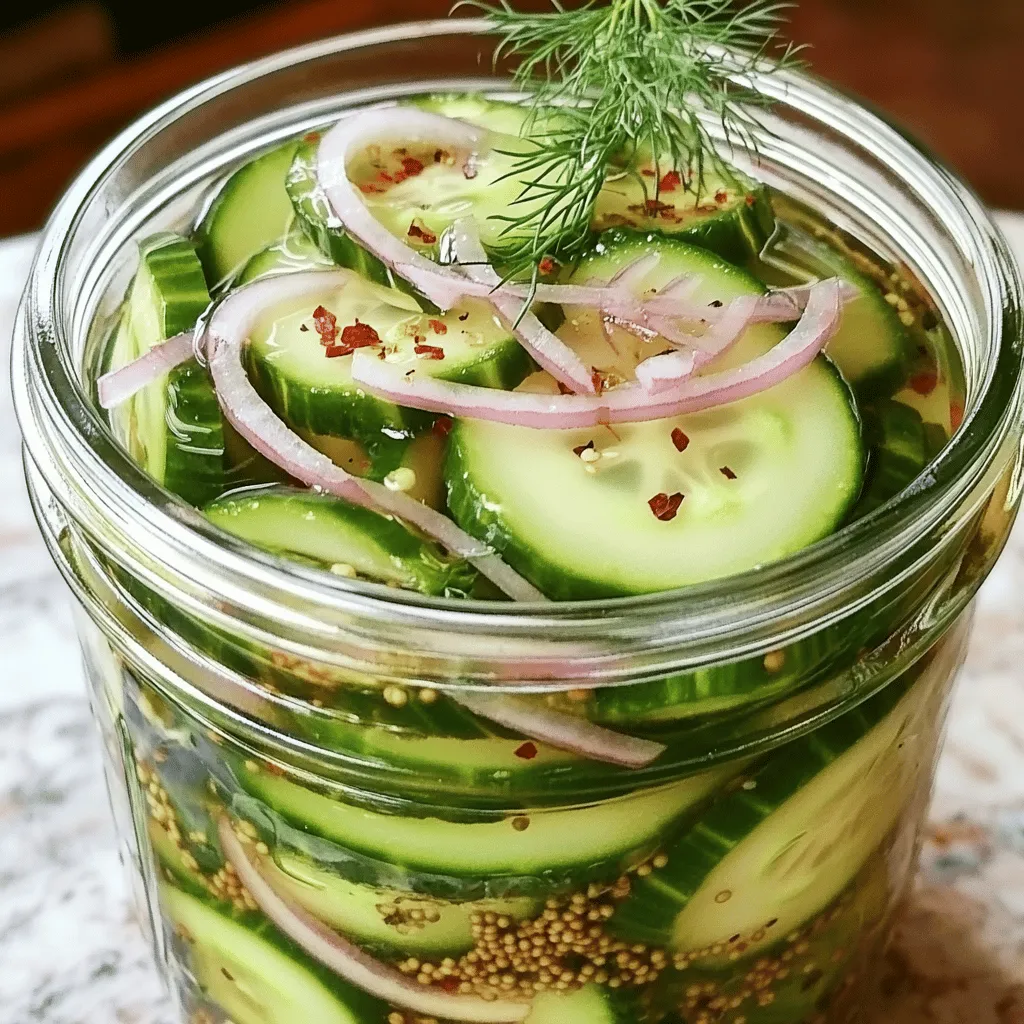 Amish refrigerator pickles are a simple and quick way to enjoy pickled cucumbers. They differ from traditional pickles, often canned for long storage. Canning involves heat processing. This method can alter the texture and taste. In contrast, refrigerator pickles use fresh ingredients and no heat. The pickles stay crisp and vibrant.