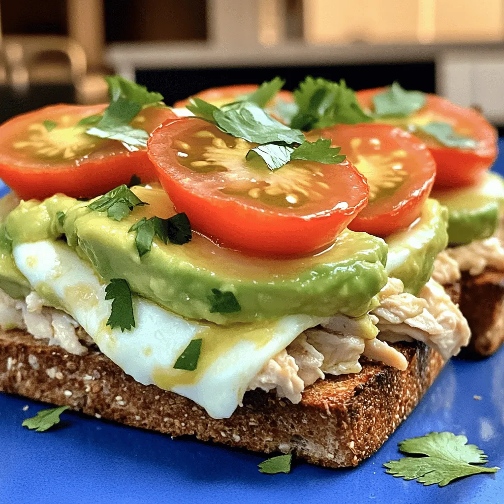 Chicken Avocado Melt Sandwich Easy Flavorful Delight