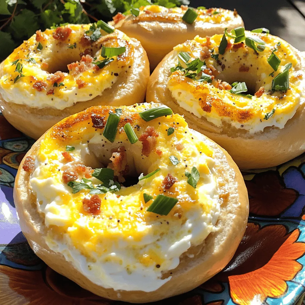 To make quiche stuffed bagels, you need a few simple ingredients. Each one brings flavor and texture. Here’s what you will need: