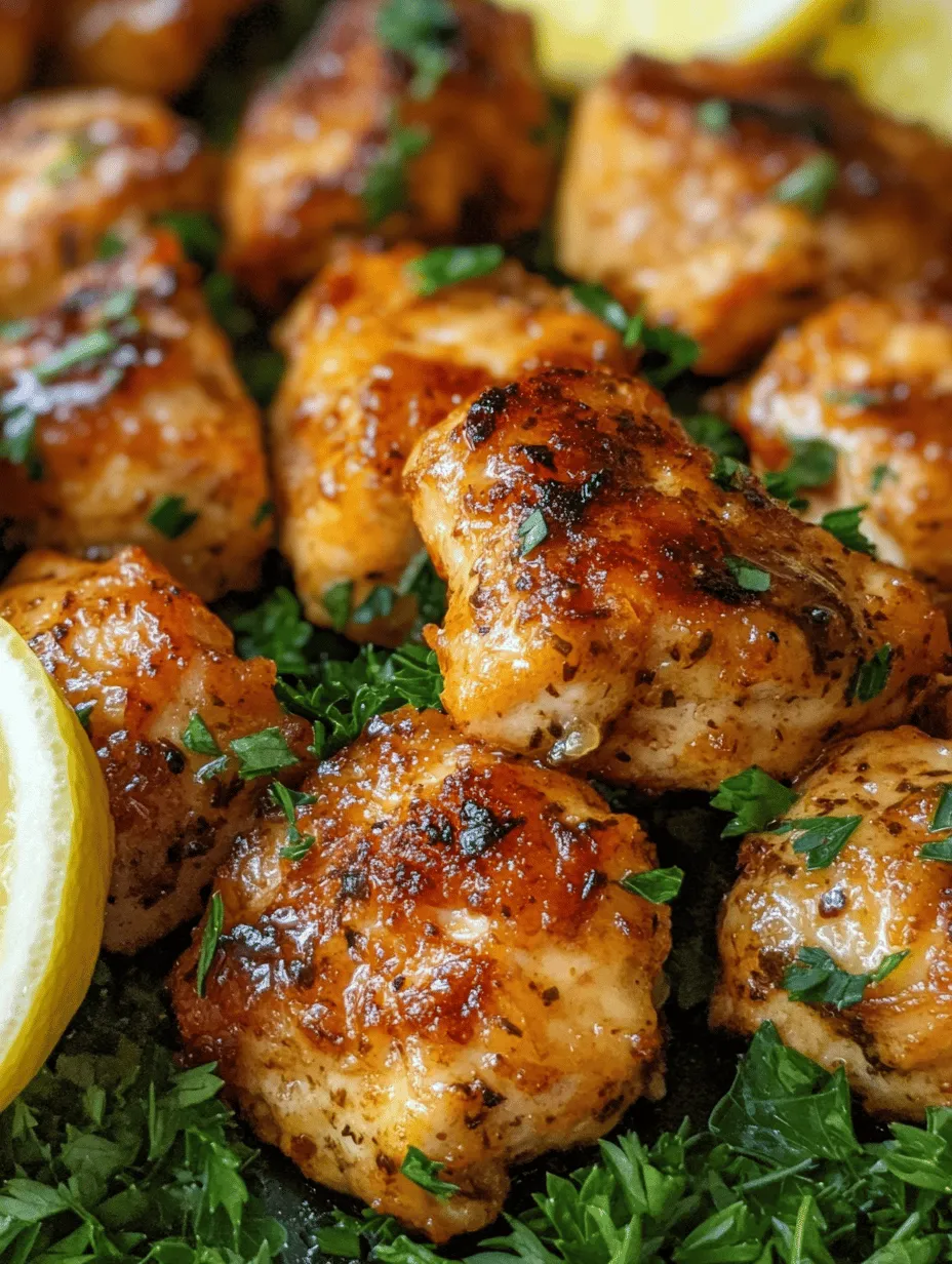 Garlic Butter Chicken Bites Delights: A Flavorful Quick Meal