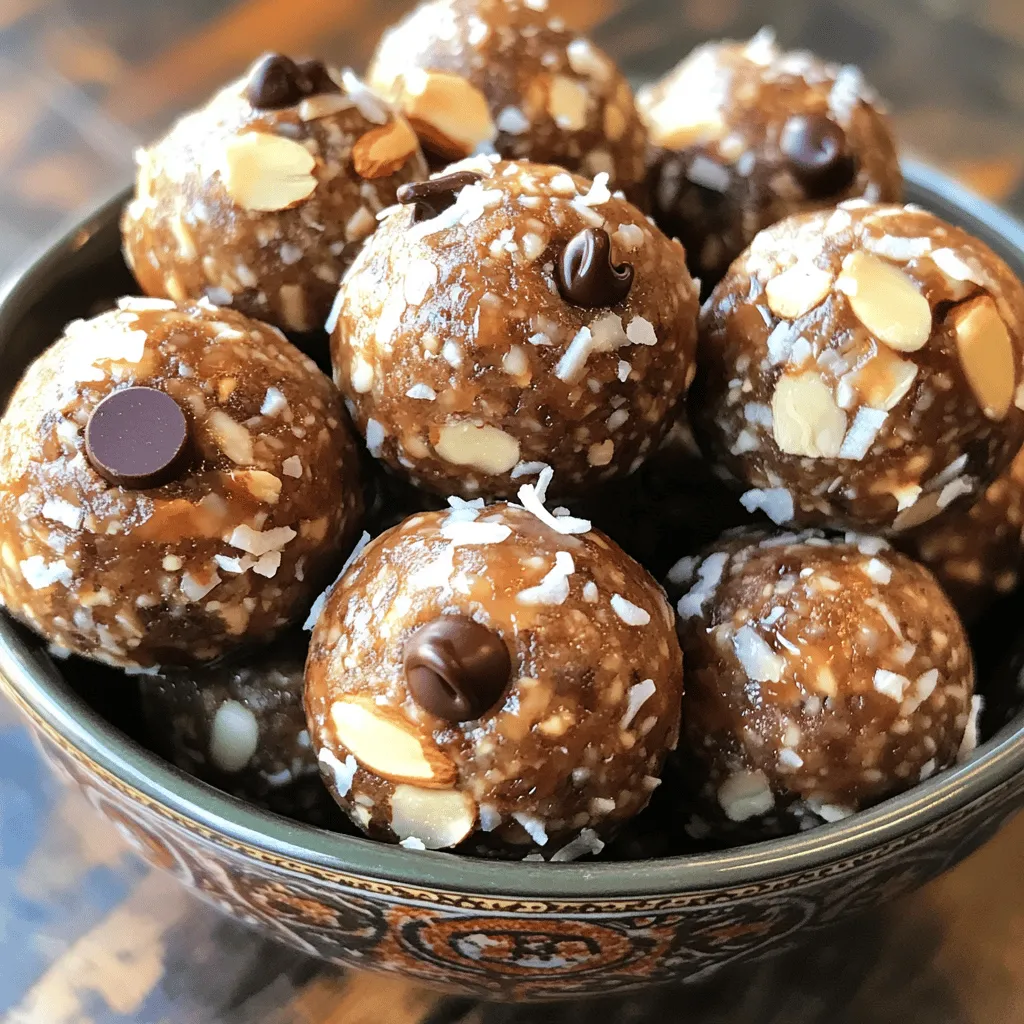 Almond Joy Energy Balls Tasty and Nutritious Snack