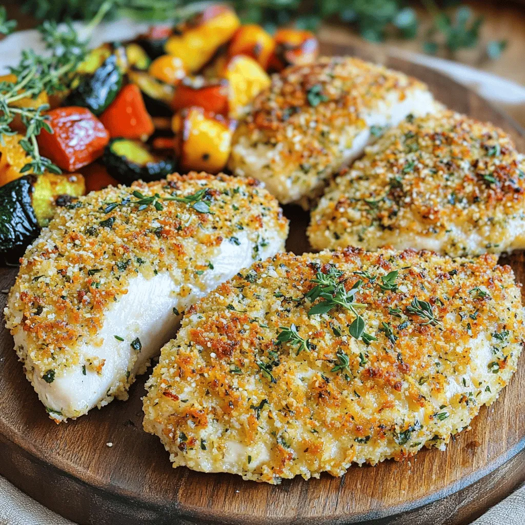 To make Parmesan crusted chicken, you need a few simple ingredients. Here’s what you will need: