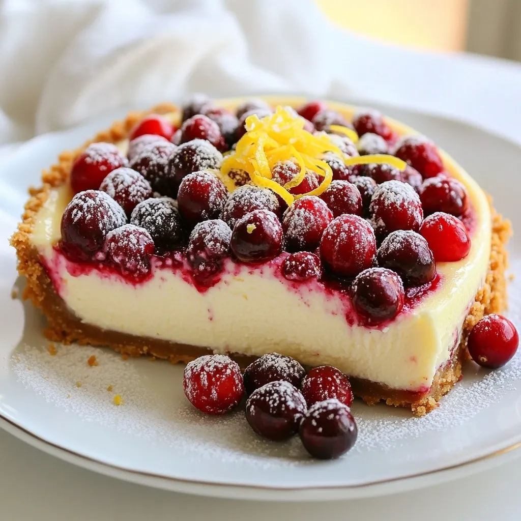 Creamy Cranberry Cheesecake Delightfully Simple Treat