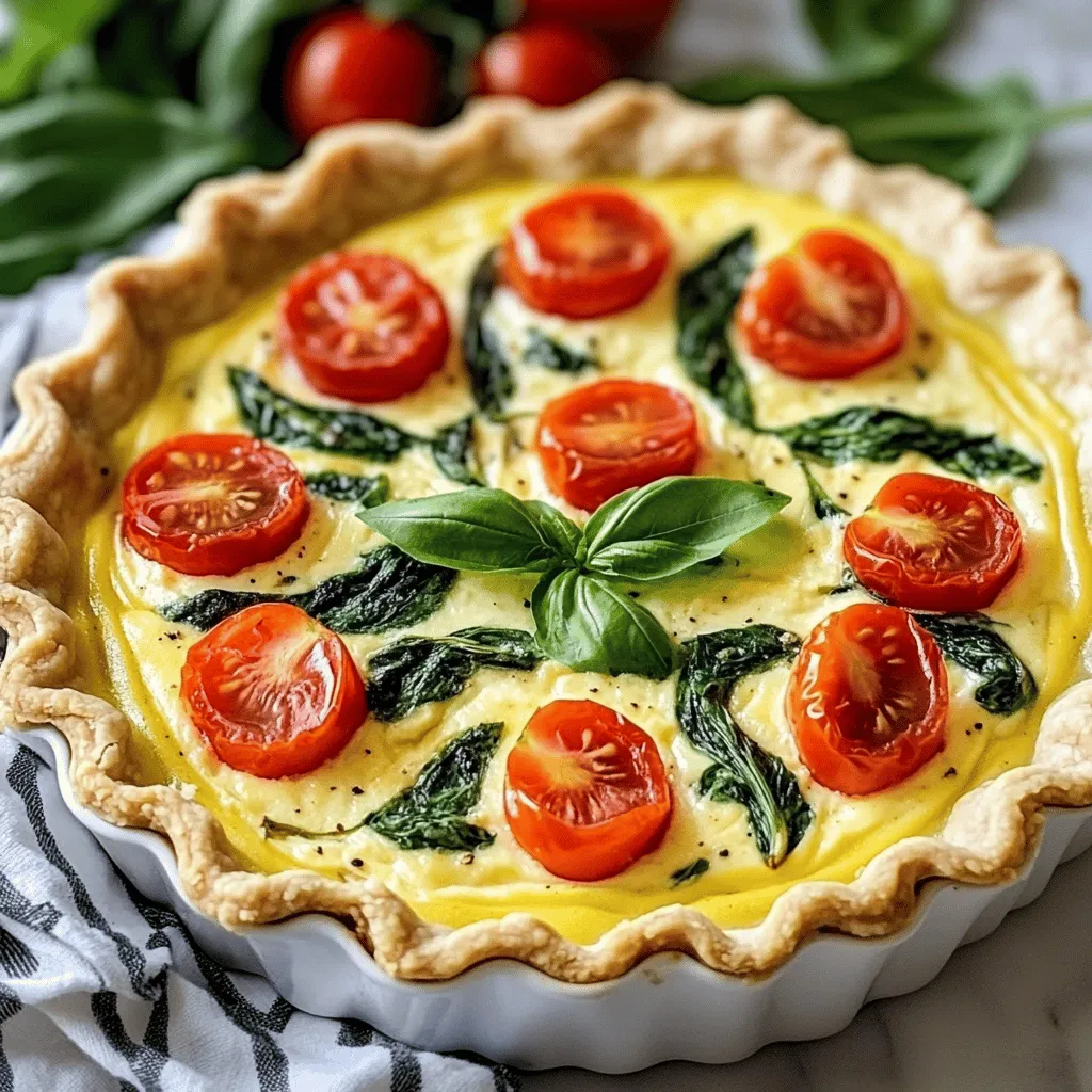 Creamy Ricotta Spinach Quiche: A Culinary Delight