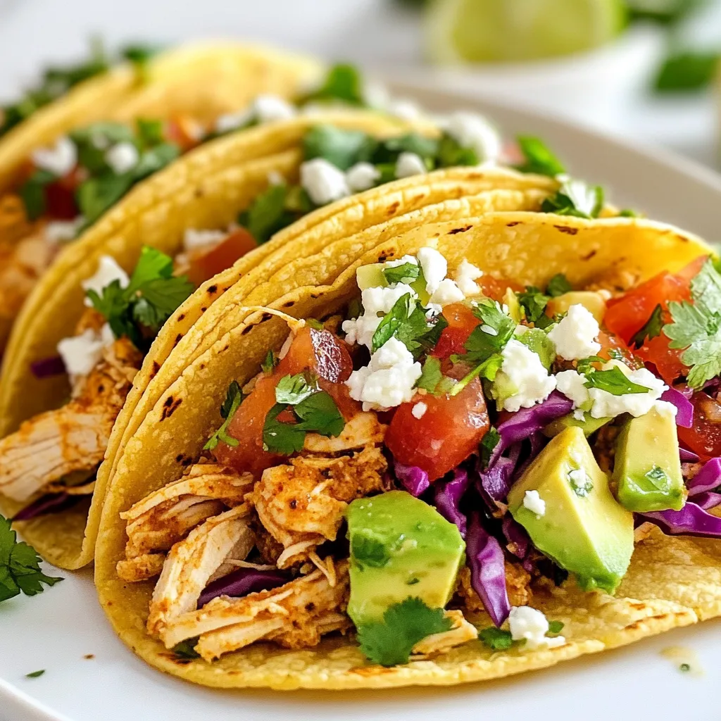 Chicken Street Tacos Flavorful and Easy Recipe