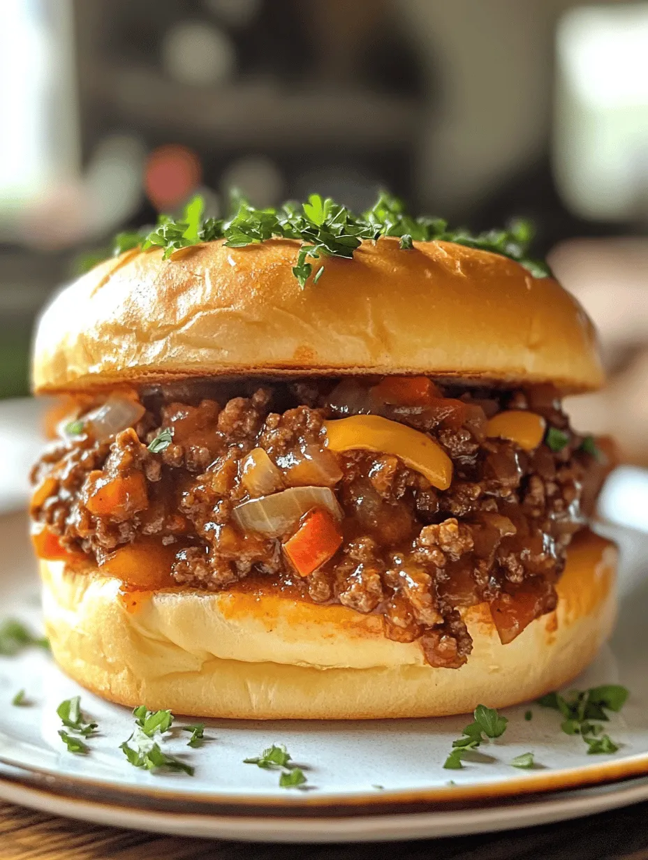 The Ultimate Gourmet Sloppy Joe: A Flavorful Twist on a Classic